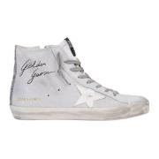 Golden Goose Silver Platta Skor Elegant Stil Gray, Dam