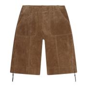 Max Mara Weekend Brun Bermuda Shorts Brown, Dam