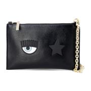 Chiara Ferragni Collection Clutches Black, Dam