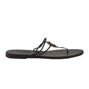 Ancient Greek Sandals Lädersandaler Black, Dam