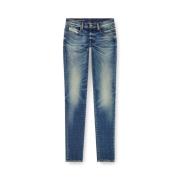 Diesel Slim Fit Comfort Denim Jeans Blue, Herr