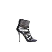 Giuseppe Zanotti Pre-owned Pre-owned Canvas klackskor Black, Dam