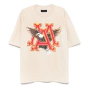 Amiri Vintage Crew Neck T-shirt Beige Beige, Herr