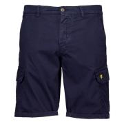 Lyle & Scott Wembley Cargo Shorts i Mörkblå Blue, Herr