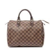 Louis Vuitton Vintage Pre-owned Canvas handvskor Brown, Dam