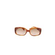 Louis Vuitton Vintage Pre-owned Glas solglasgon Brown, Dam