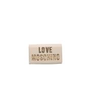 Love Moschino Crossbody-väskor med kedjestängning Beige, Dam