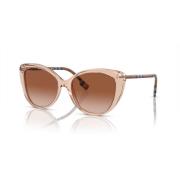 Burberry Peach/Brown Shaded Solglasögon Brown, Dam