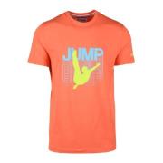 Bikkembergs Bomull Elastan T-shirt Orange, Herr