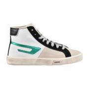 Diesel Läder Sneakers med Gummisula White, Herr