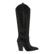 Steve Madden Svart Lasso Boot Black, Dam