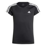 Adidas 3 Ränder T-shirt för Barn Black, Unisex