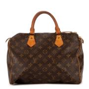 Louis Vuitton Vintage Pre-owned Canvas handvskor Brown, Dam