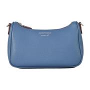 Emporio Armani Stilig PU-väska Blue, Dam