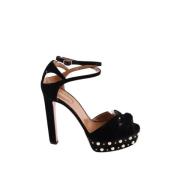 Aquazzura Pre-owned Pre-owned Sammet klackskor Black, Dam