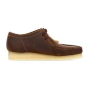 Clarks Herr Beeswax Wallabee Livsstil Sko Brown, Herr