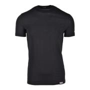 Dsquared2 Bomull Elastan Underkläder T-shirt Black, Herr