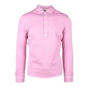 Filippo De Laurentiis Bomull Polo Tröja Pink, Herr