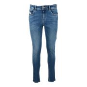 Diesel Bomullsblandning Stretch Jeans Blue, Dam