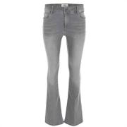 DNM Pure Flare jeans i grå denim Gray, Dam