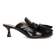 JW Anderson Svart Tassel Kitten Häl Mul Black, Dam