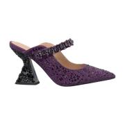 Alma EN Pena Pumps med strass Purple, Dam