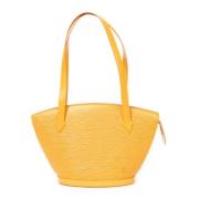 Louis Vuitton Vintage Pre-owned Laeder louis-vuitton-vskor Yellow, Dam