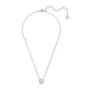 Swarovski Damhalsband Rundslipat Vitt UNA 5286137 Gray, Dam