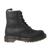 Dr. Martens Svarta Pascal Unisex Läderstövlar Black, Dam