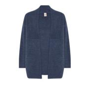 Skovhuus Indigo Oversized Cardigan Blue, Dam