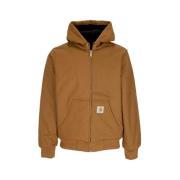 Carhartt Wip Brun Stel Aktiv Jacka med Fleecefoder Brown, Herr