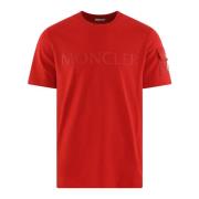 Moncler Herr Kortärmad T-shirt Red, Herr