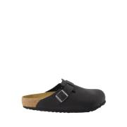 Birkenstock Herr Boston Tofflor Black, Herr