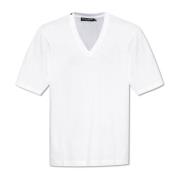 Dolce & Gabbana V-ringad T-shirt White, Herr