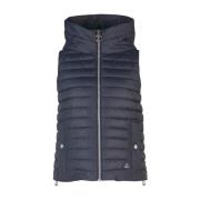 Barbour Quiltad Gilet Navy Vest Blue, Dam