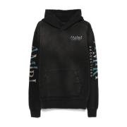 Amiri Svart Teatermasker Hoodie Black, Herr