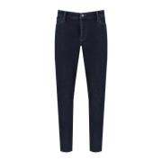 Emporio Armani Blå Slim Fit Jeans i Denim Blue, Herr