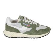 Autry Grön Mocka Mesh Sneakers Green, Herr