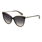 Longchamp Bicolor Acetat Solglasögon Black, Dam