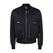 Rick Owens Svart Flight Bomberjacka Black, Herr