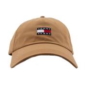 Tommy Jeans Heritage Core 5 Panel Cap Brown, Herr