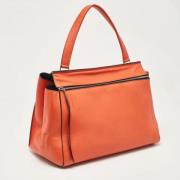 Celine Vintage Pre-owned Laeder handvskor Orange, Dam