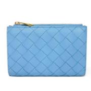 Bottega Veneta Vintage Pre-owned Laeder plnbcker Blue, Dam