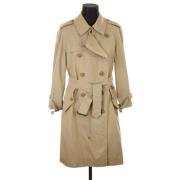 Burberry Vintage Pre-owned Polyester ytterklder Beige, Dam