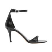 Isabel Marant Svarta läder Ailisa sandaler Black, Herr