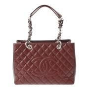 Chanel Vintage Pre-owned Laeder chanel-vskor Red, Dam