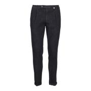 Myths Stretch Denim Bomullsbyxor Blue, Herr