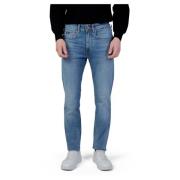 GAS Slim Jeans för Män, Höst/Vinter Kollektion Blue, Herr