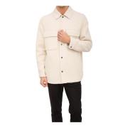 Emporio Armani Vit Blousonjacka White, Herr