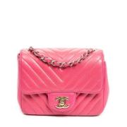 Chanel Vintage Pre-owned Laeder chanel-vskor Pink, Dam